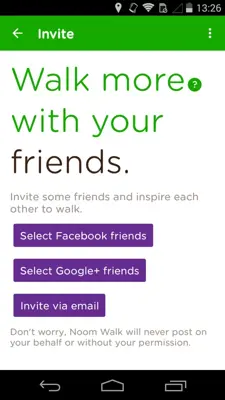 Noom Walk android App screenshot 2